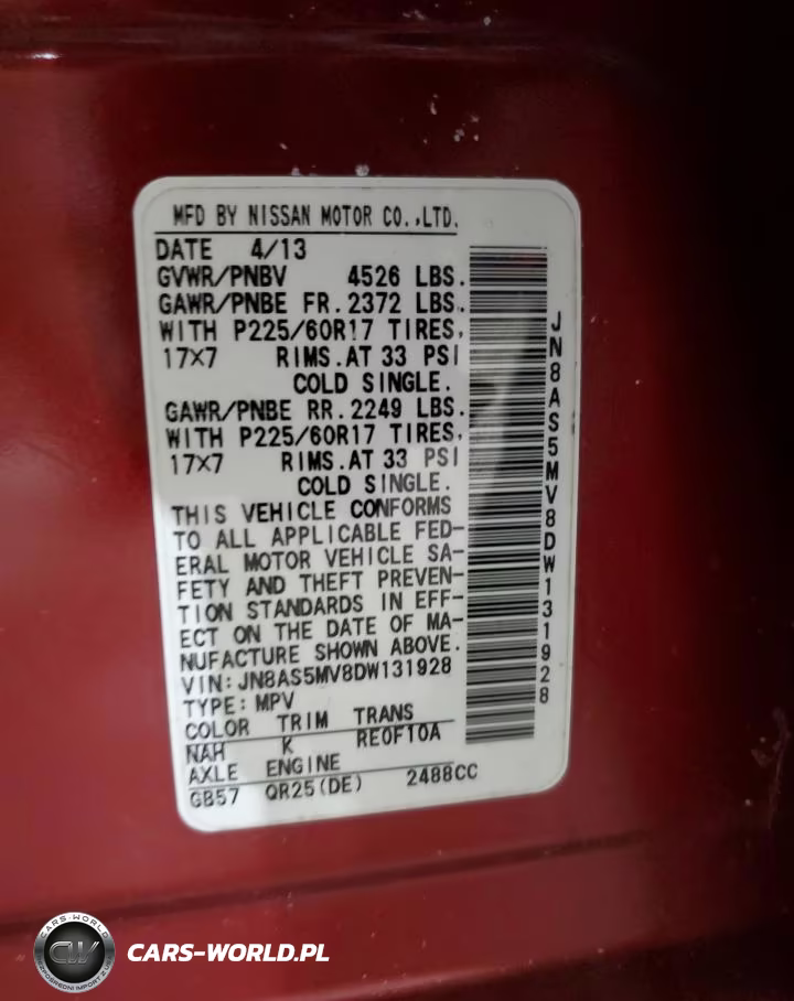 2013 Nissan Rogue S VIN:JN8AS5MV8DW131928 - 13