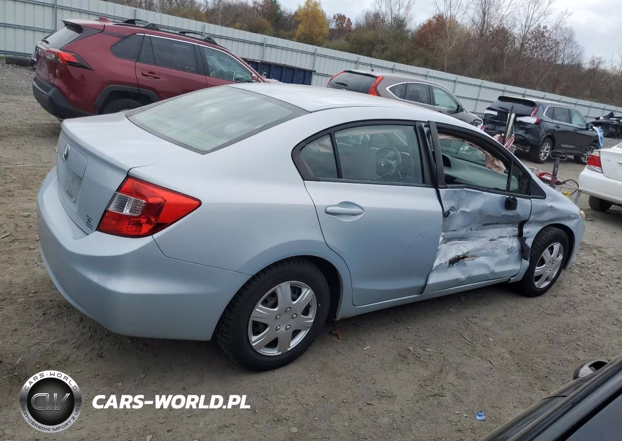 2012 Honda Civic Lx VIN:2HGFB2F55CH546894 - 3