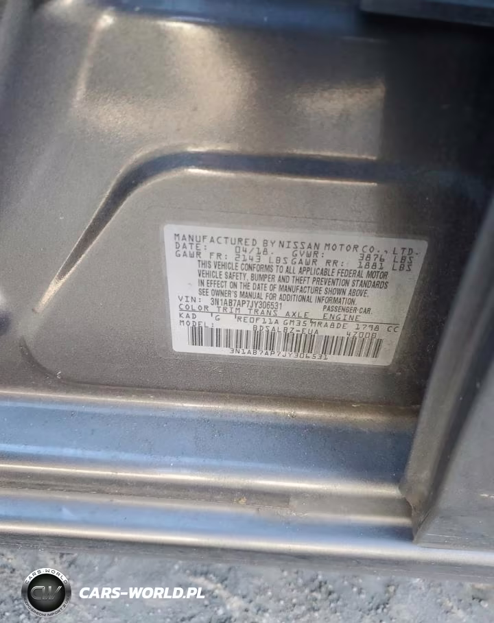 2018 Nissan Sentra S VIN:3N1AB7AP7JY306531 - 13