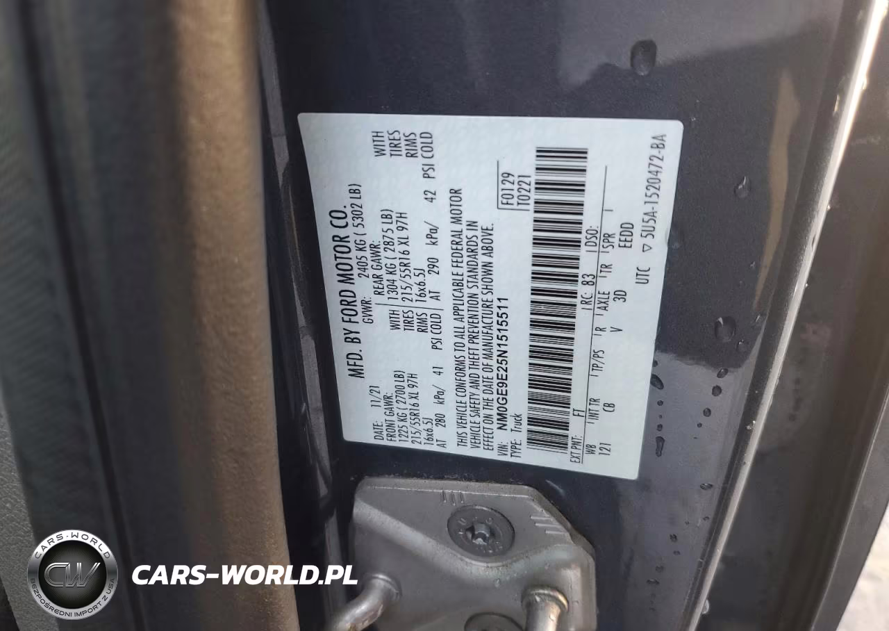 2022 Ford Transit Connect Xl VIN:NM0GE9E25N1515511 - 13