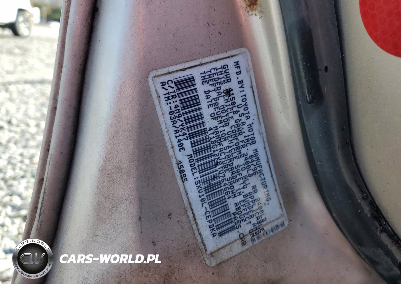1996 Toyota Camry Dx VIN:4T1BG12K8TU764664 - 13