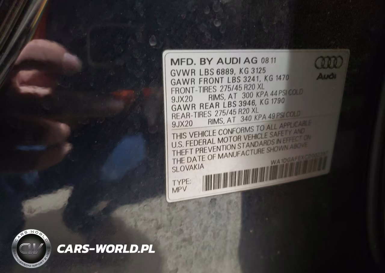 2012 Audi Q7 Tdi Prestige Quat VIN:WA1DGAFEXCD002397 - 13