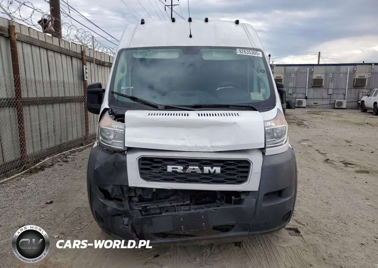 2021 Ram Promaster 3500 Delivery Van VIN:3C6MRVJG9ME572723 - 5