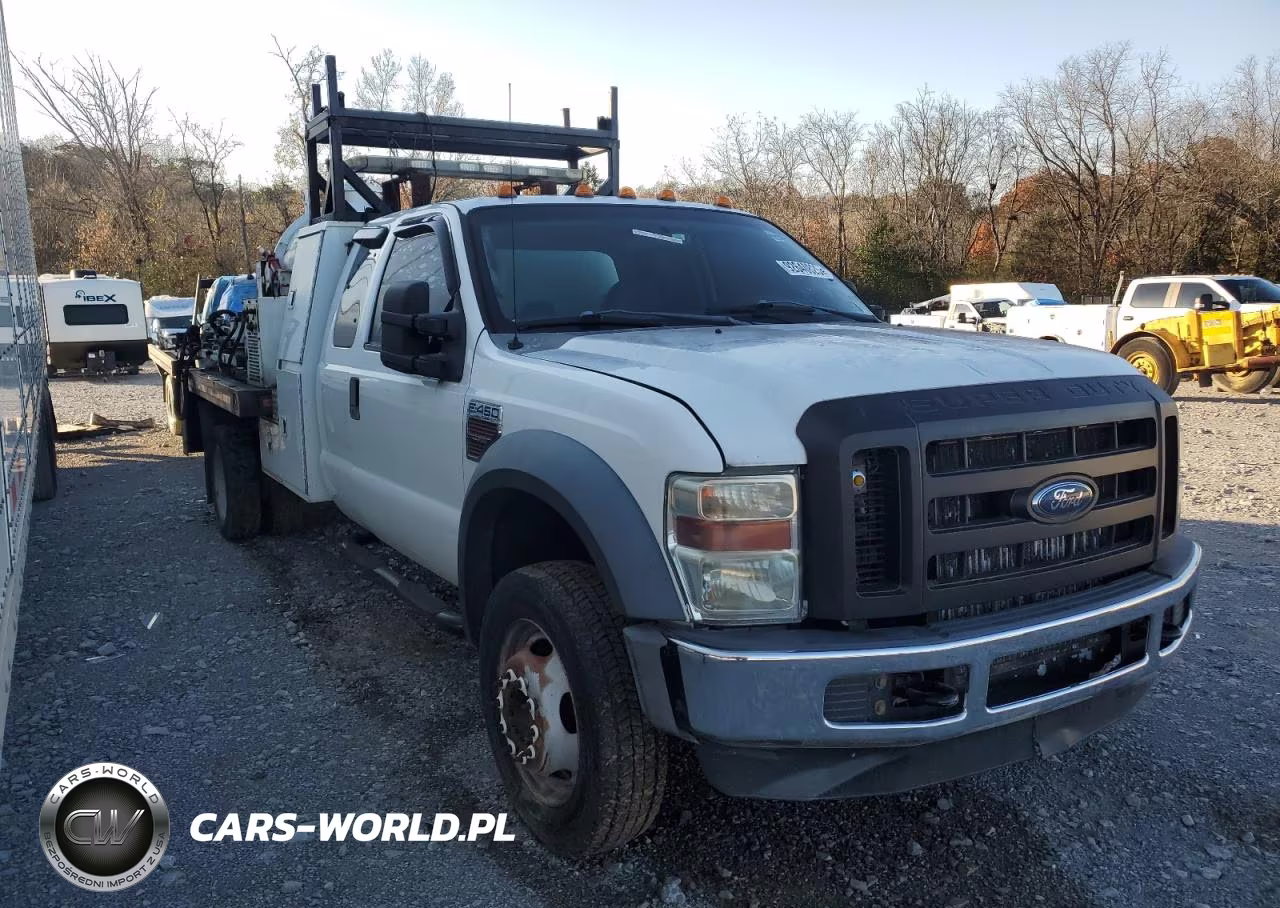 2008 Ford F450 Super Duty Vacuum Truck VIN:1FDXX46R88EE51498 - 4