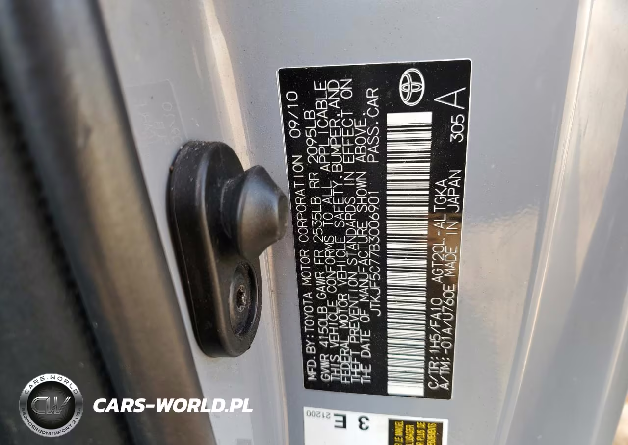 SCION TC VIN:JTKJF5C77B3006901 - 12