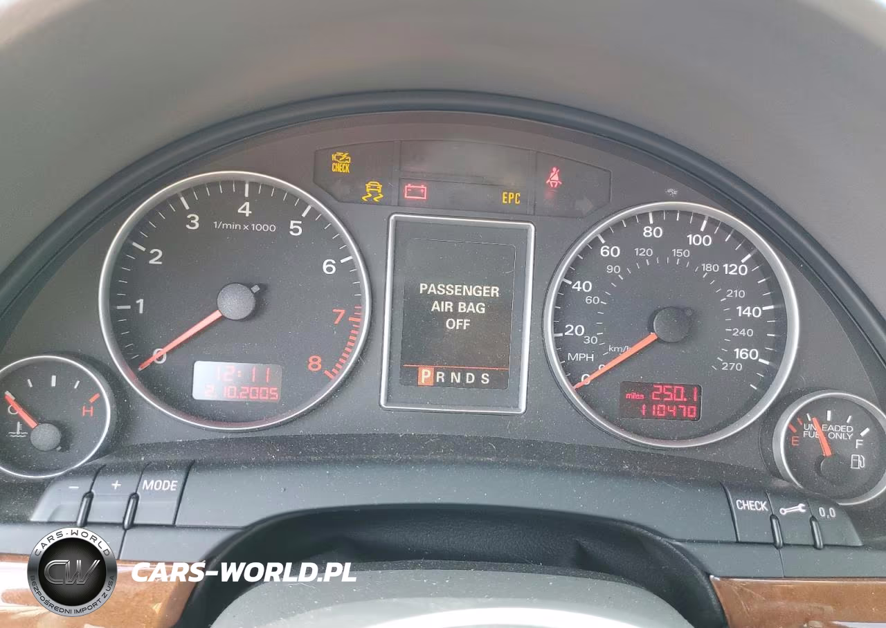 2007 AUDI A4 3.2 QUATTRO VIN:WAUDH78E17A119664 - 9