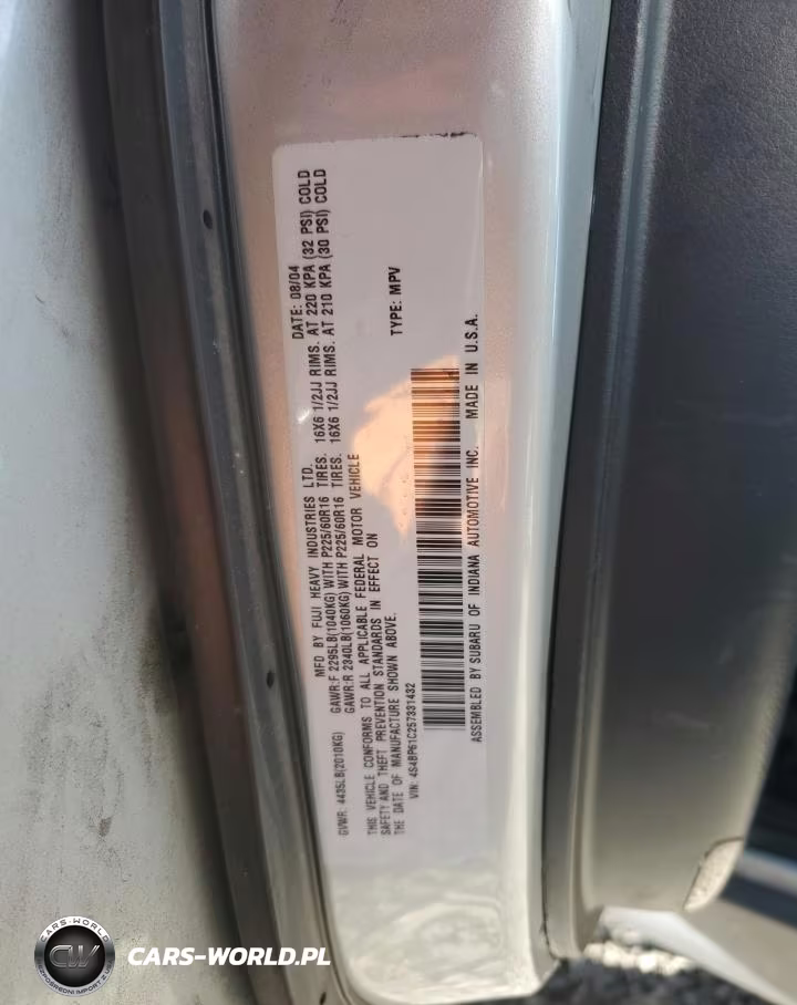 2005 Subaru Legacy Outback 2.5I VIN:4S4BP61C257331432 - 13