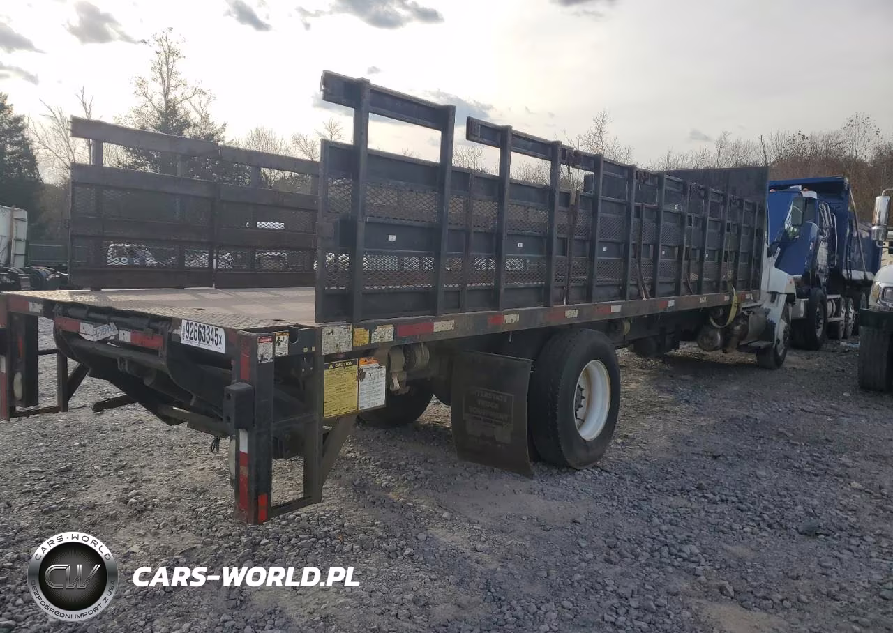 2016 Hino 258-268 Flatbed Truck VIN:5PVNJ8JT7G4S56598 - 4