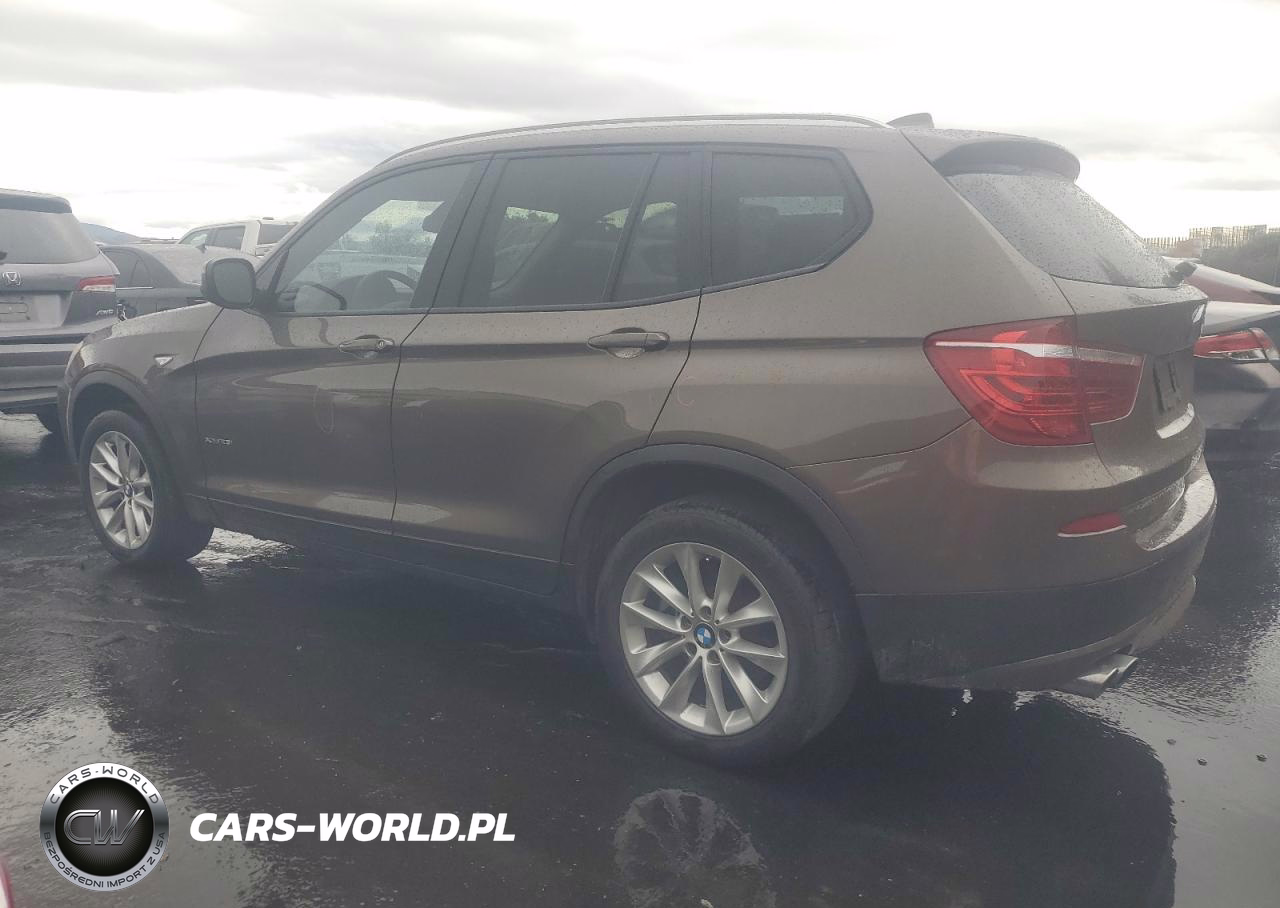 2014 BMW X3 xDrive28I VIN:5UXWX9C57E0D31541 - 2
