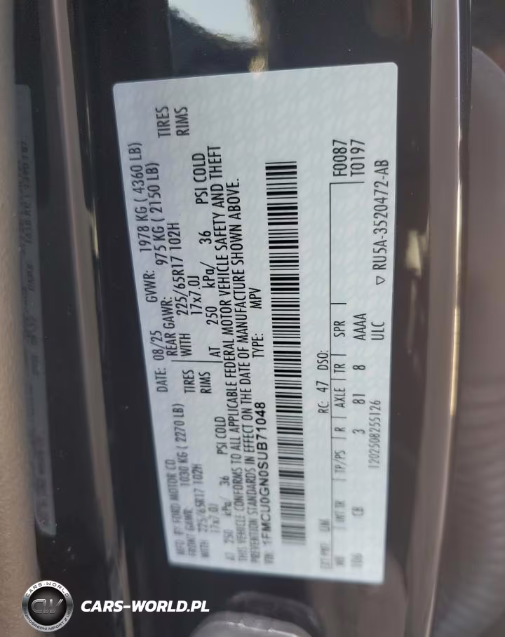 2025 Ford Escape Active VIN:1FMCU0GN0SUB71048 - 13