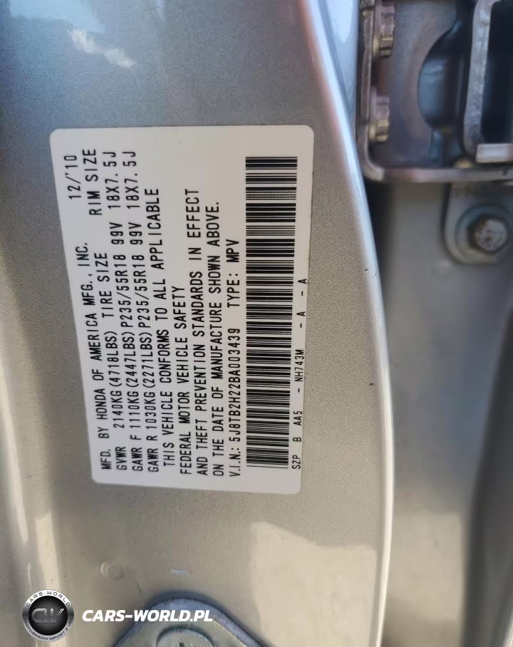 2011 Acura Rdx VIN:5J8TB2H22BA003439 - 13