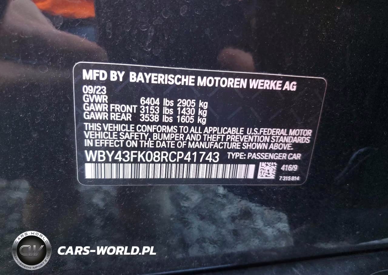 2024 BMW I5 M60 VIN:WBY43FK08RCP41743 - 12