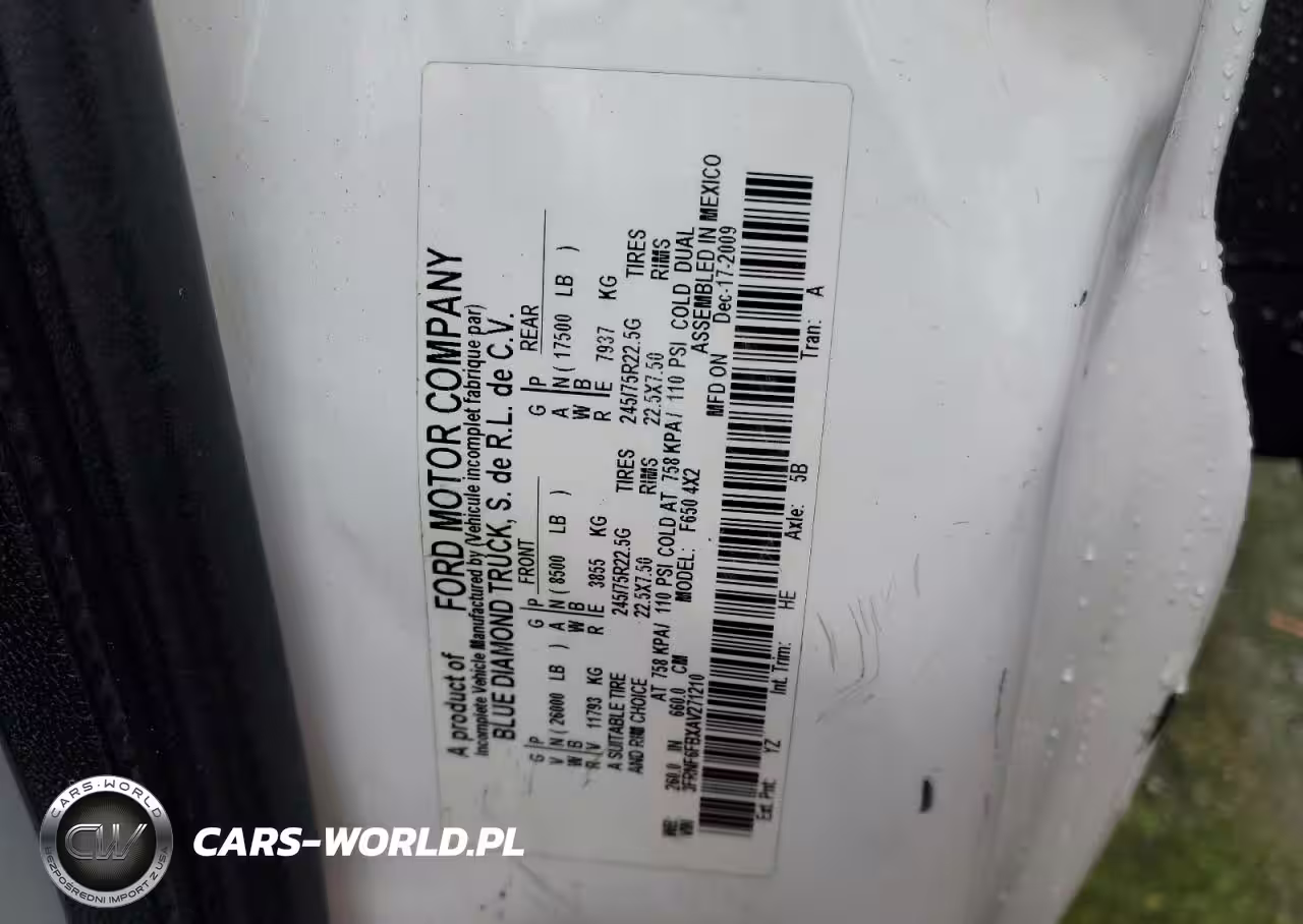 2010 Ford F650 Super Duty Flatbed Truck VIN:3FRNF6FBXAV271210 - 12