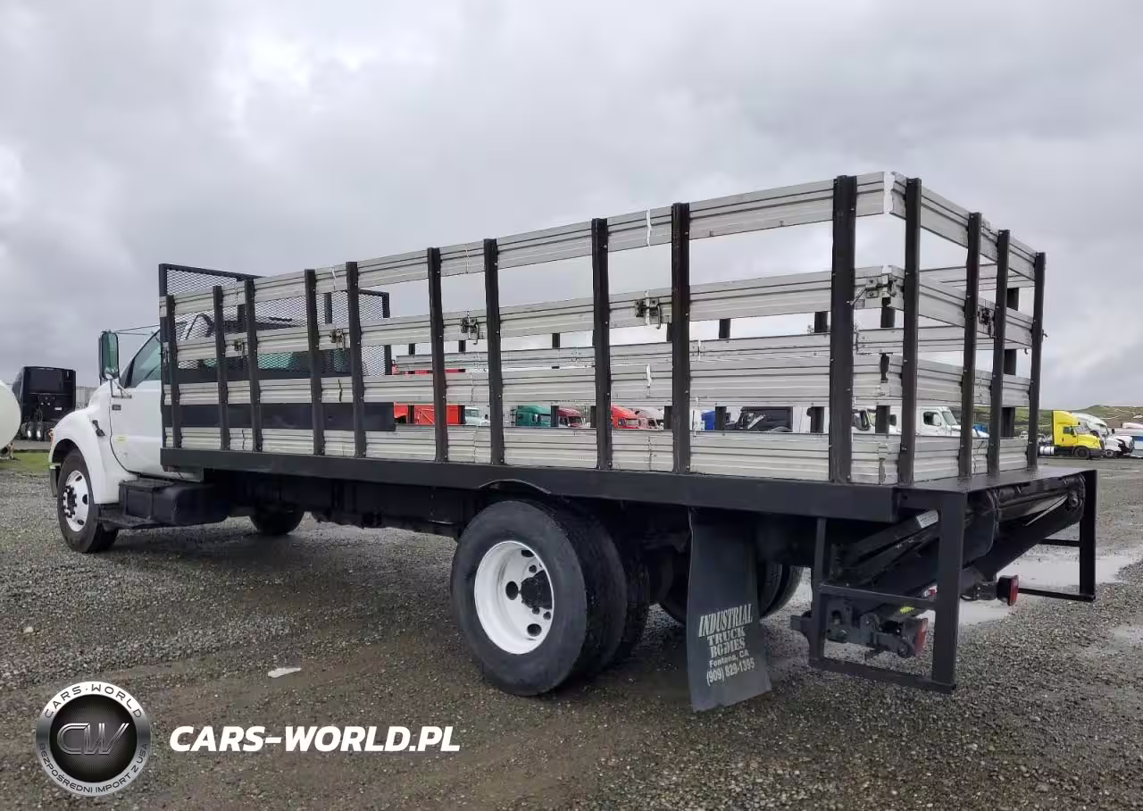 2010 Ford F650 Super Duty Flatbed Truck VIN:3FRNF6FBXAV271210 - 2