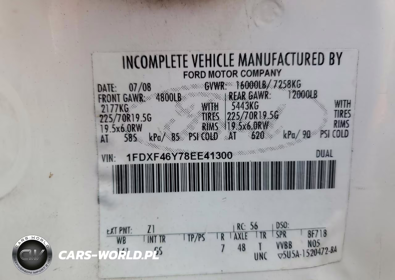 2008 Ford F450 Super Duty Bucket Truck VIN:1FDXF46Y78EE41300 - 12
