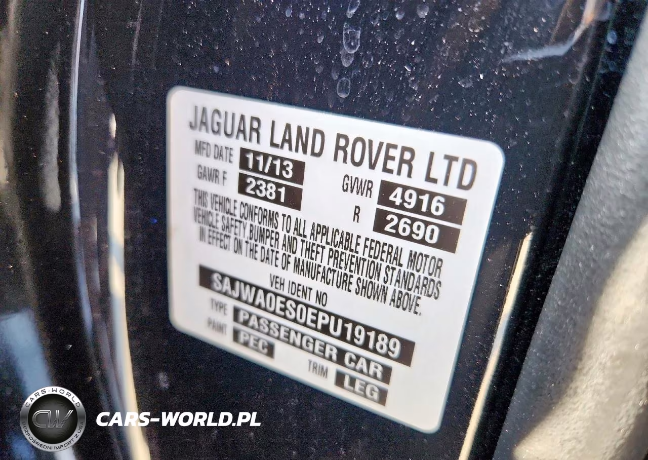 2014 Jaguar Xf VIN:SAJWA0ES0EPU19189 - 13