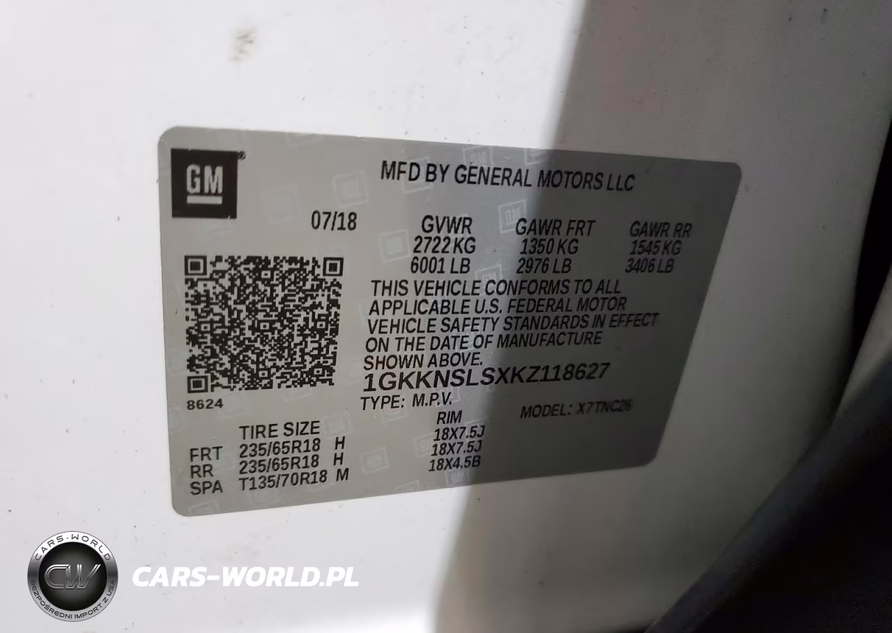 2019 GMC Acadia Sle VIN:1GKKNSLSXKZ118627 - 13