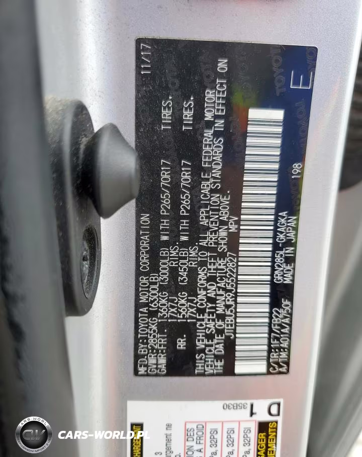 2018 Toyota 4Runner Sr5 VIN:JTEBU5JR9J5522827 - 13