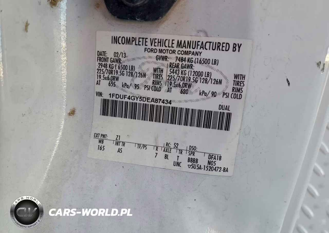2013 Ford F450 Bucket Truck VIN:1FDUF4GY5DEA87434 - 13