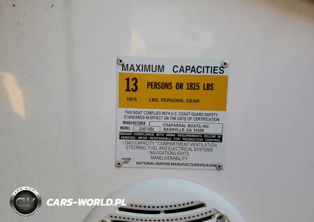 2001 Chaparral 230 Ssi Boat VIN:FGBS0671F000 - 10