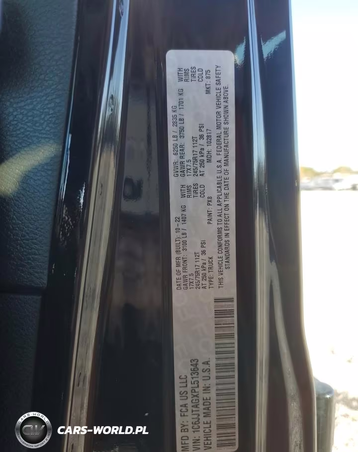 2023 Jeep Gladiator Sport VIN:1C6JJTAGXPL513643 - 12