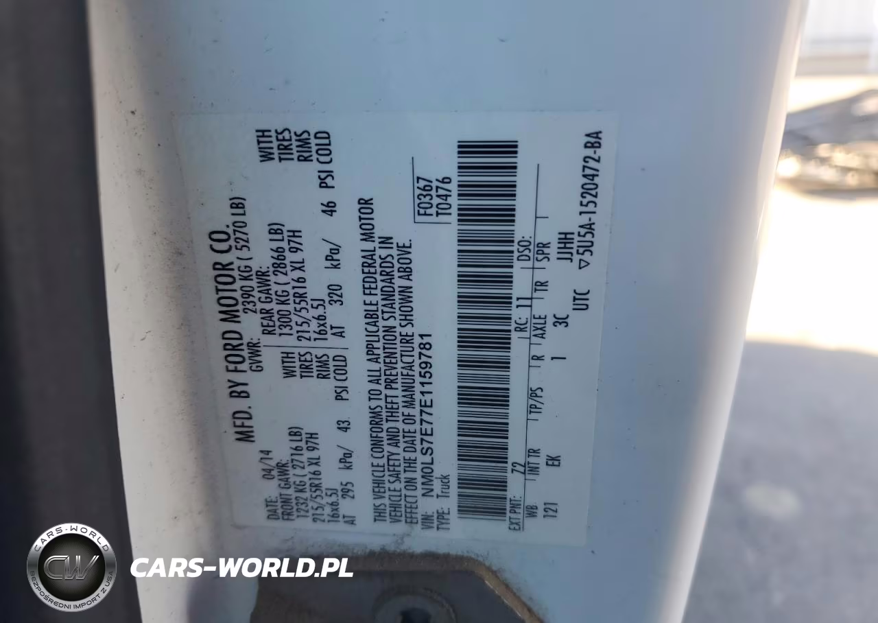 2014 Ford Transit Connect Xl VIN:NM0LS7E77E1159781 - 14
