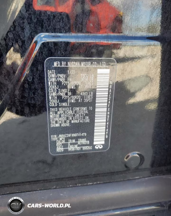 2022 Infiniti Qx80 Luxe VIN:JN8AZ2AFXN9741479 - 13