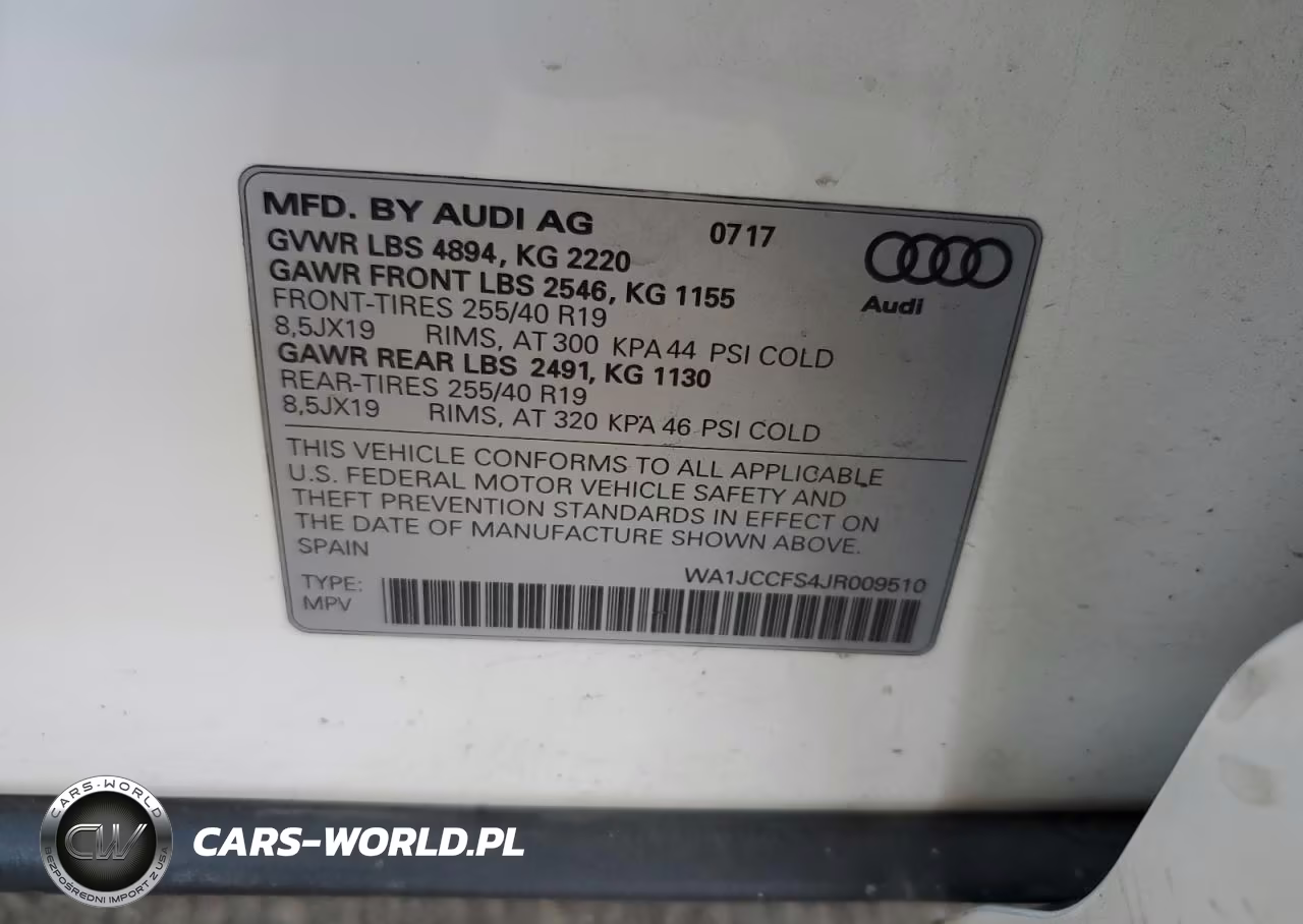2018 Audi Q3 VIN:WA1JCCFS4JR009510 - 13