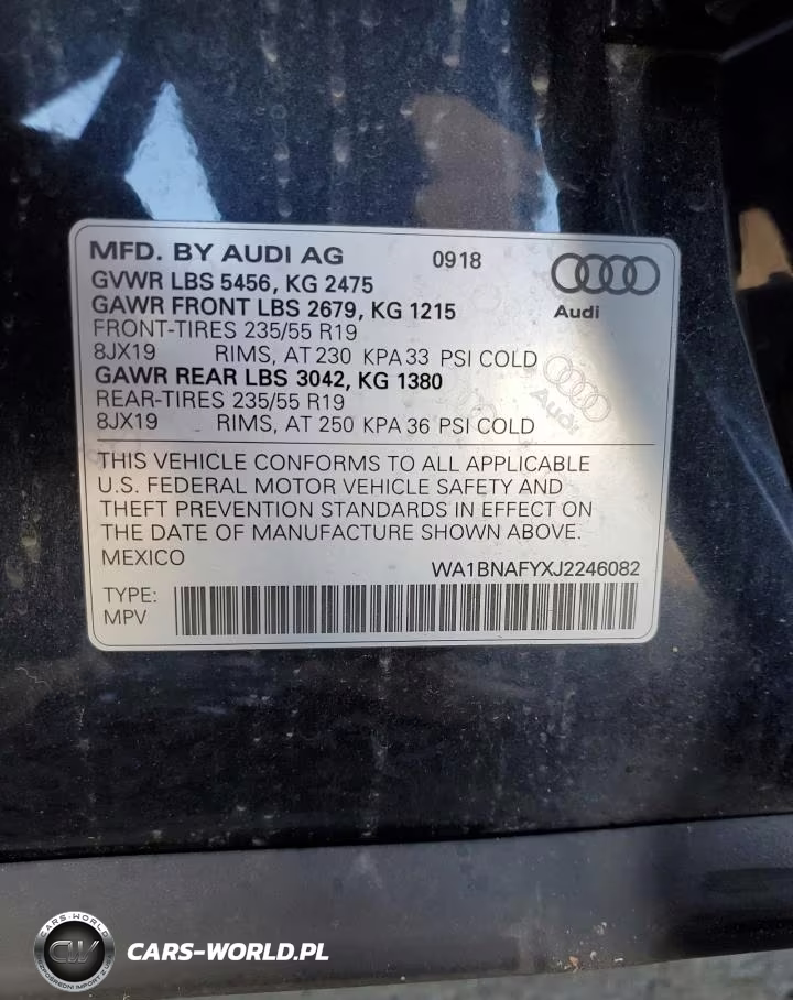 2018 Audi Q5 Premium Plus VIN:WA1BNAFYXJ2246082 - 13
