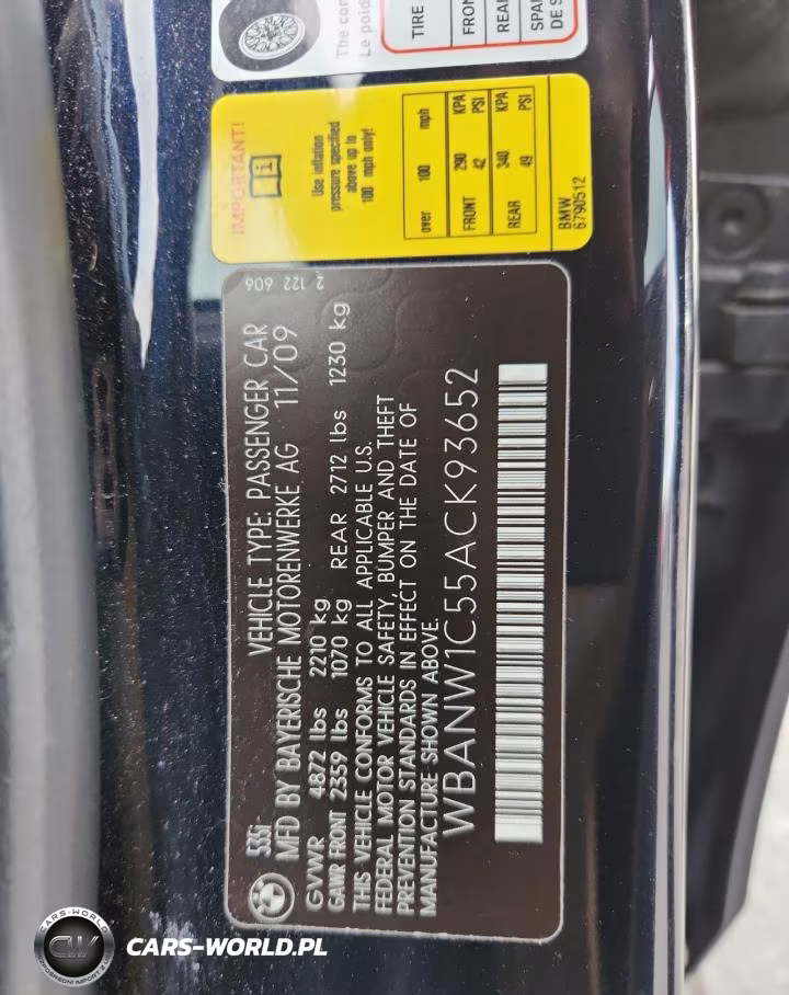 2010 BMW 535 I VIN:WBANW1C55ACK93652 - 12