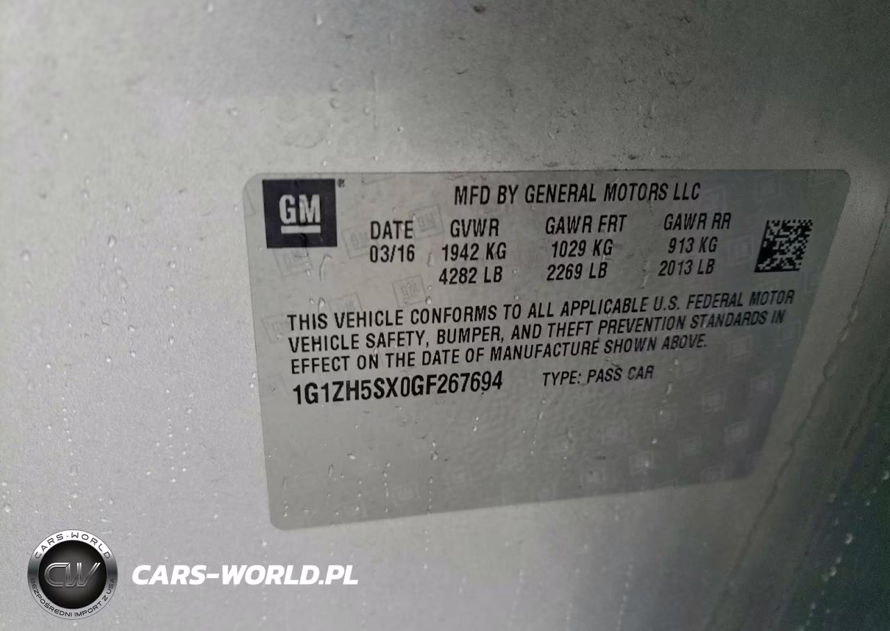 2016 Chevrolet Malibu Premier VIN:1G1ZH5SX0GF267694 - 12