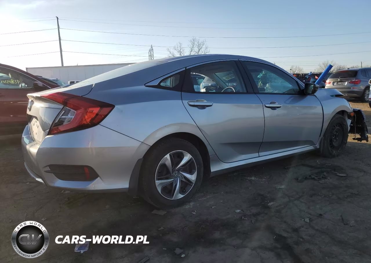 2020 Honda Civic Lx VIN:2HGFC2F63LH569709 - 3