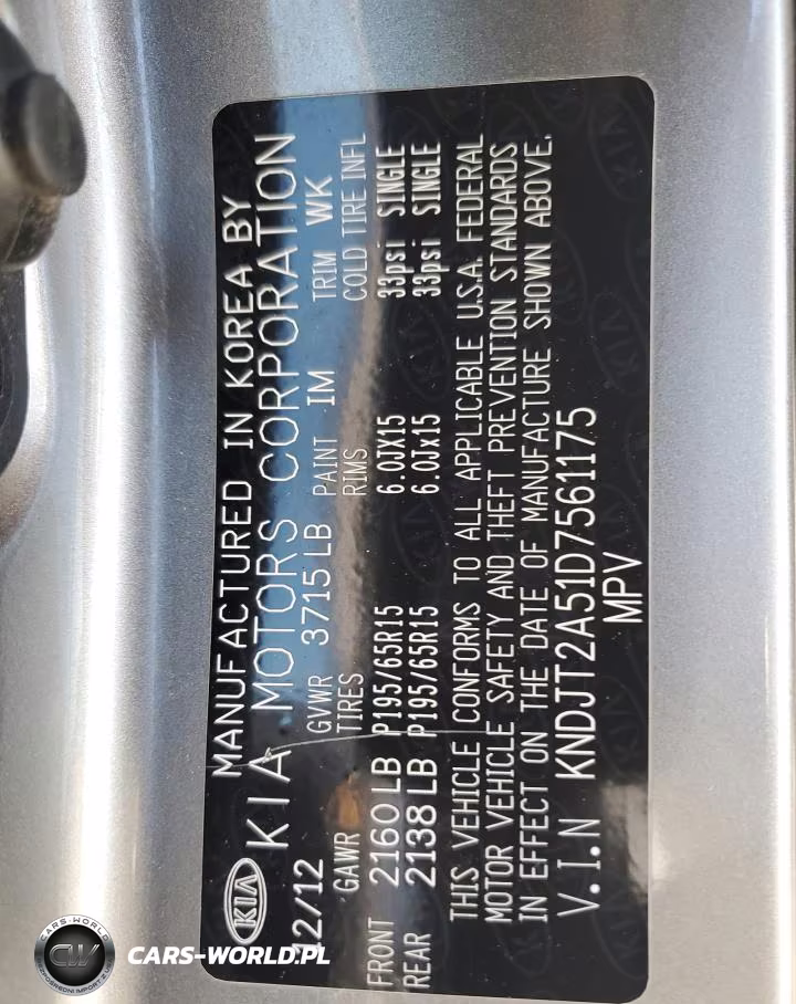 2013 Kia Soul VIN:KNDJT2A51D7561175 - 12