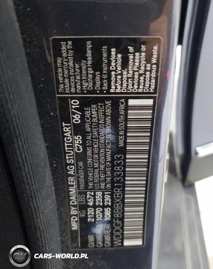 2011 Mercedes-Benz C 300 4Matic VIN:WDDGF8BBXBR133833 - 12