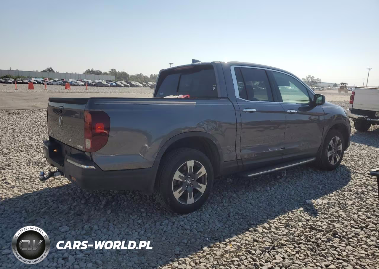 2019 Honda Ridgeline Rtl VIN:5FPYK3F74KB023487 - 3