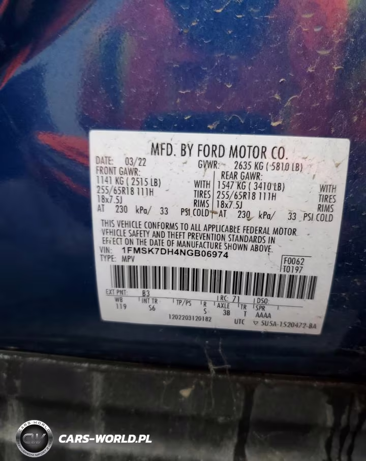 2022 Ford Explorer Xlt VIN:1FMSK7DH4NGB06974 - 13