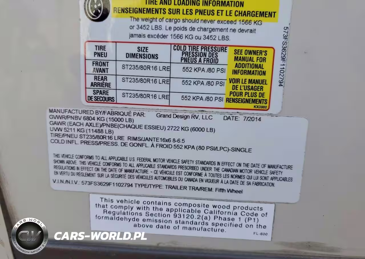 2015 Grand Desi Solitude VIN:573FS3629F1102794 - 10
