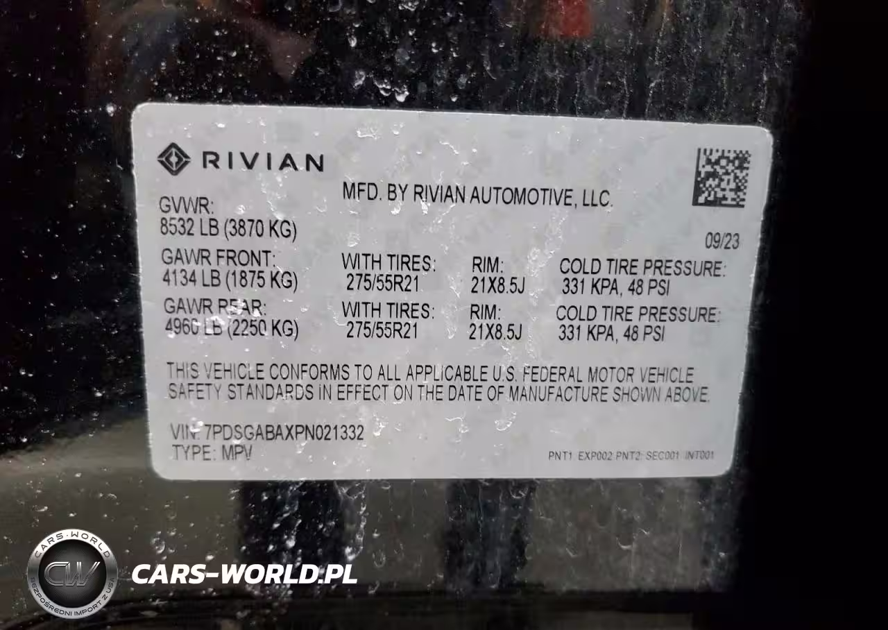 2023 Rivian R1S Adventure VIN:7PDSGABAXPN021332 - 14