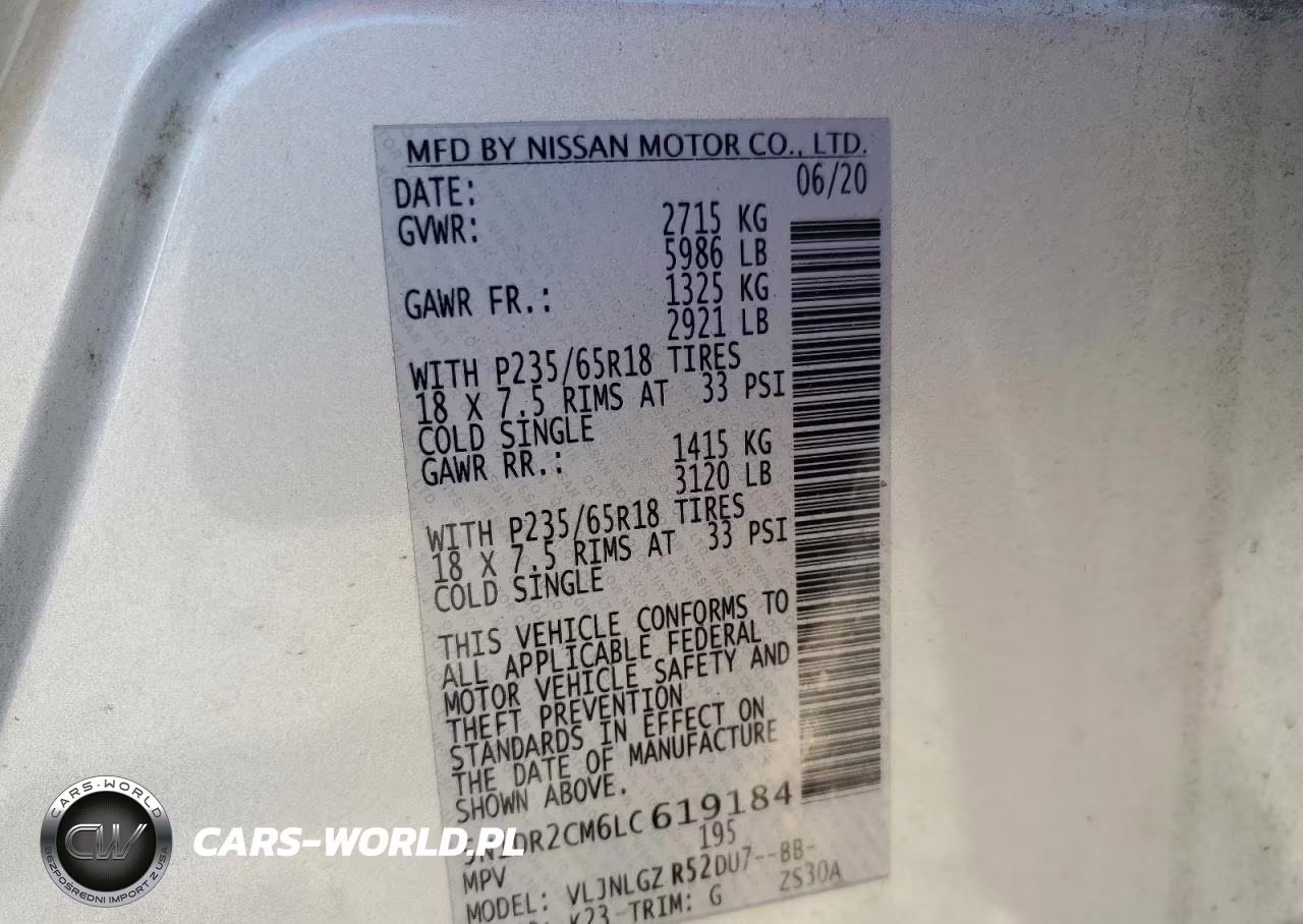 2020 Nissan Pathfinder Sl VIN:5N1DR2CM6LC619184 - 13