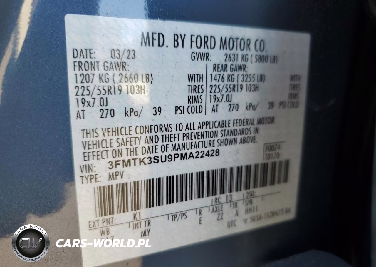 2023 Ford Mustang Mach-E Premium VIN:3FMTK3SU9PMA22428 - 12