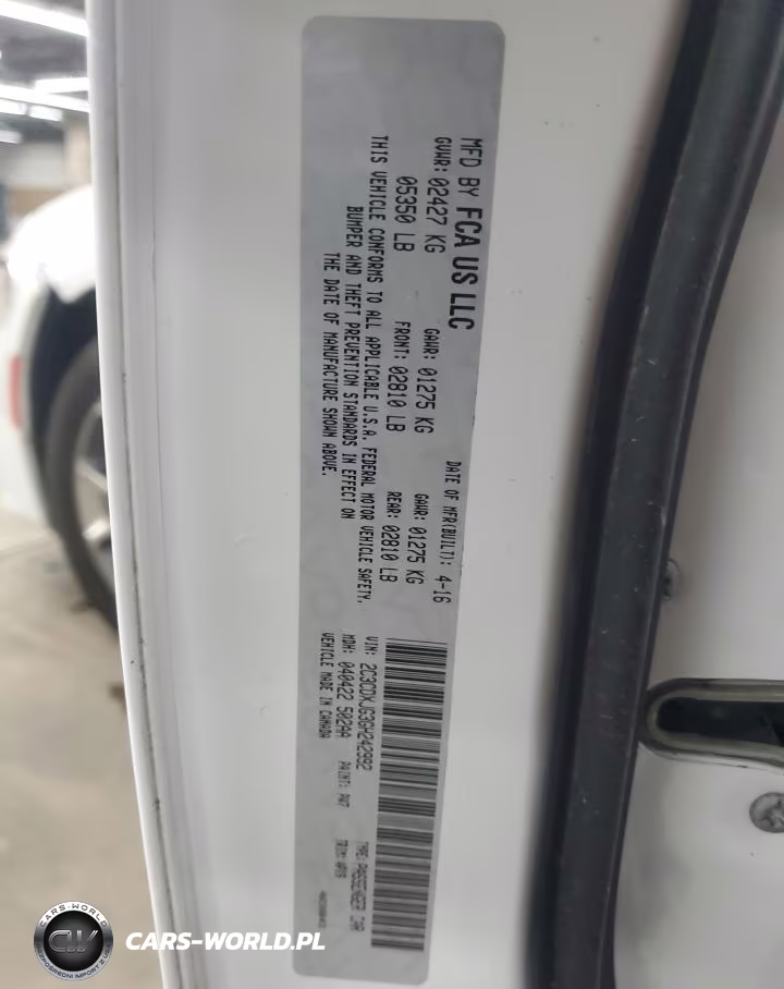 2016 Dodge Charger Sxt 5.7L V8 VIN:2C3CDXJG3GH242992 - 13