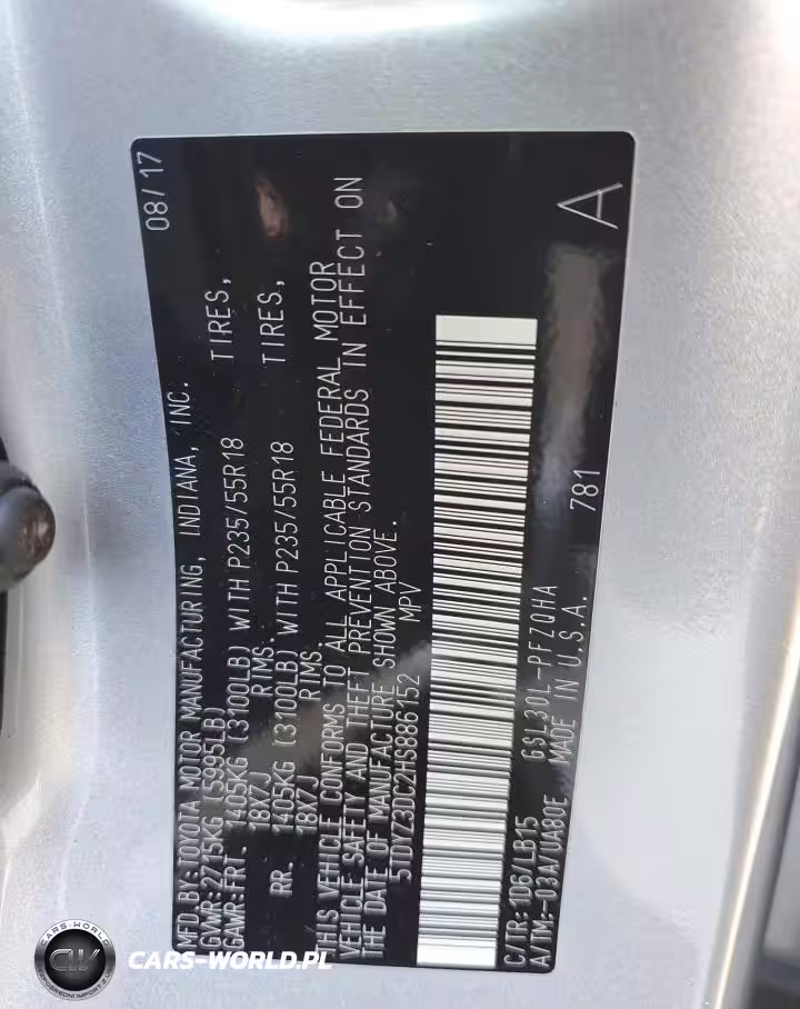 2017 Toyota Sienna Xle VIN:5TDYZ3DC2HS886152 - 13