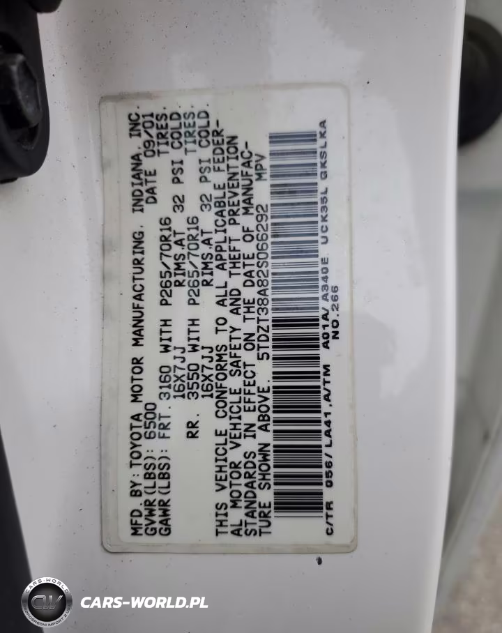 2002 Toyota Sequoia VIN:5TDZT38A82S066292 - 13