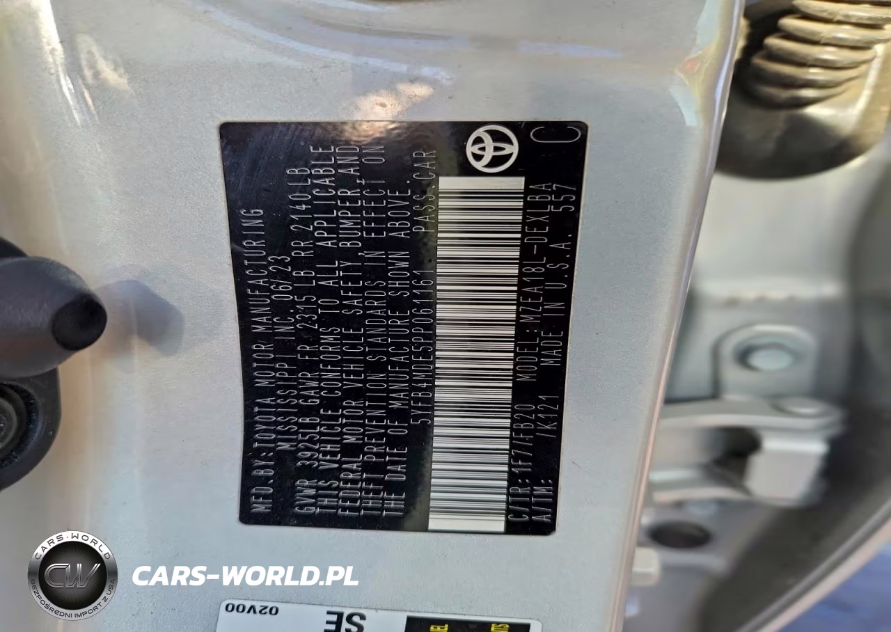 2023 Toyota Corolla Le VIN:5YFB4MDE5PP061161 - 12
