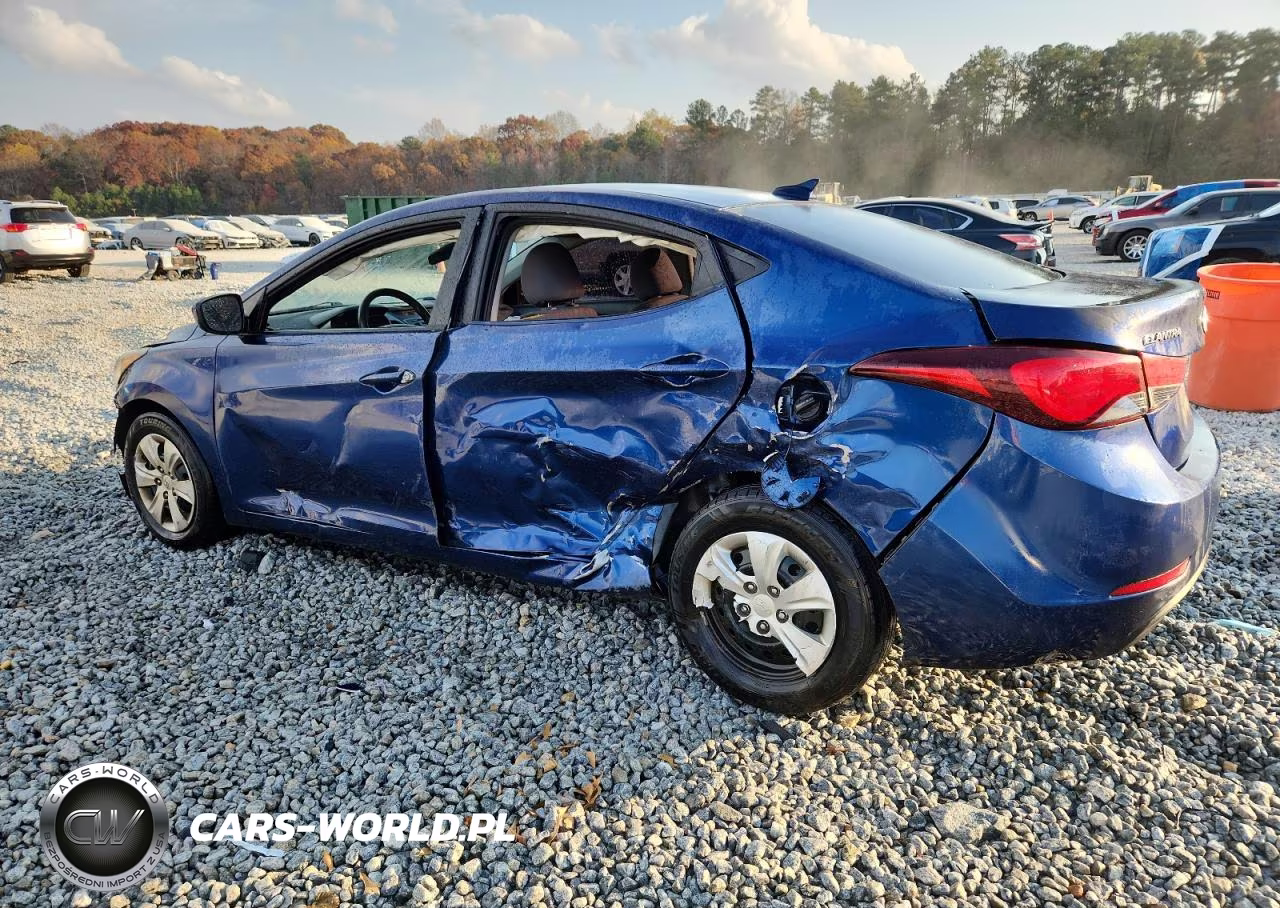 2016 Hyundai Elantra Se VIN:5NPDH4AE7GH731212 - 2