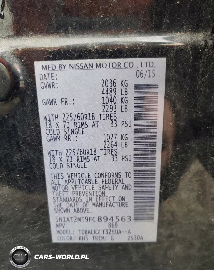 2015 Nissan Rogue S VIN:5N1AT2MT9FC894563 - 13