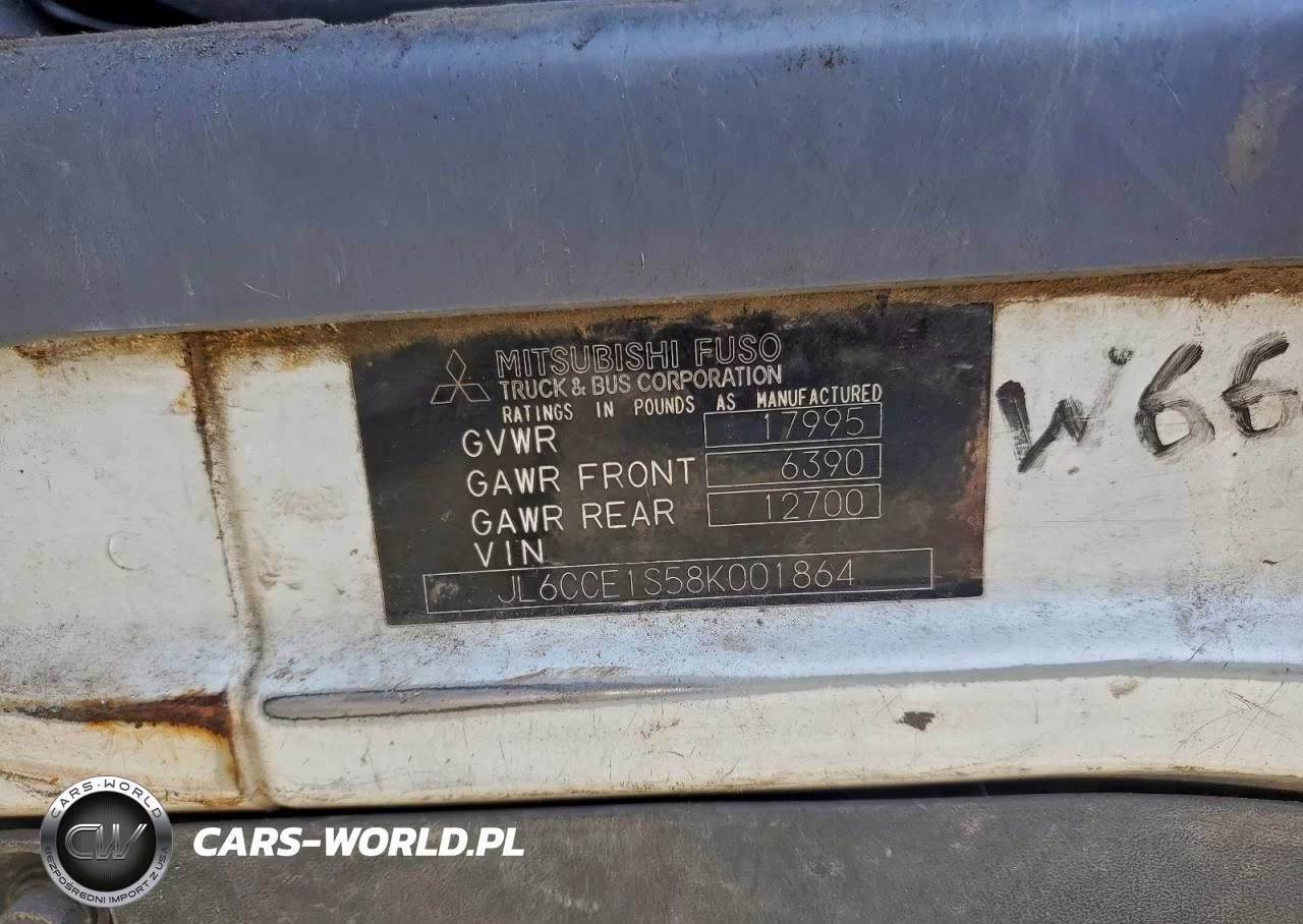 2008 Mitsubishi Fuso Fe85D Refuse Truck VIN:JL6CCE1S58K001864 - 12