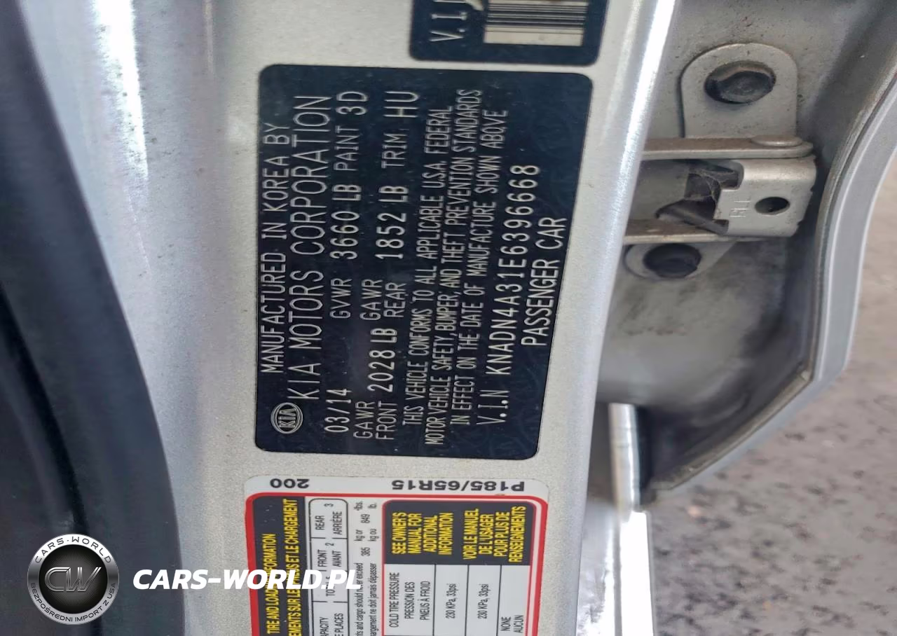 2014 Kia Rio Ex VIN:KNADN4A31E6396668 - 12