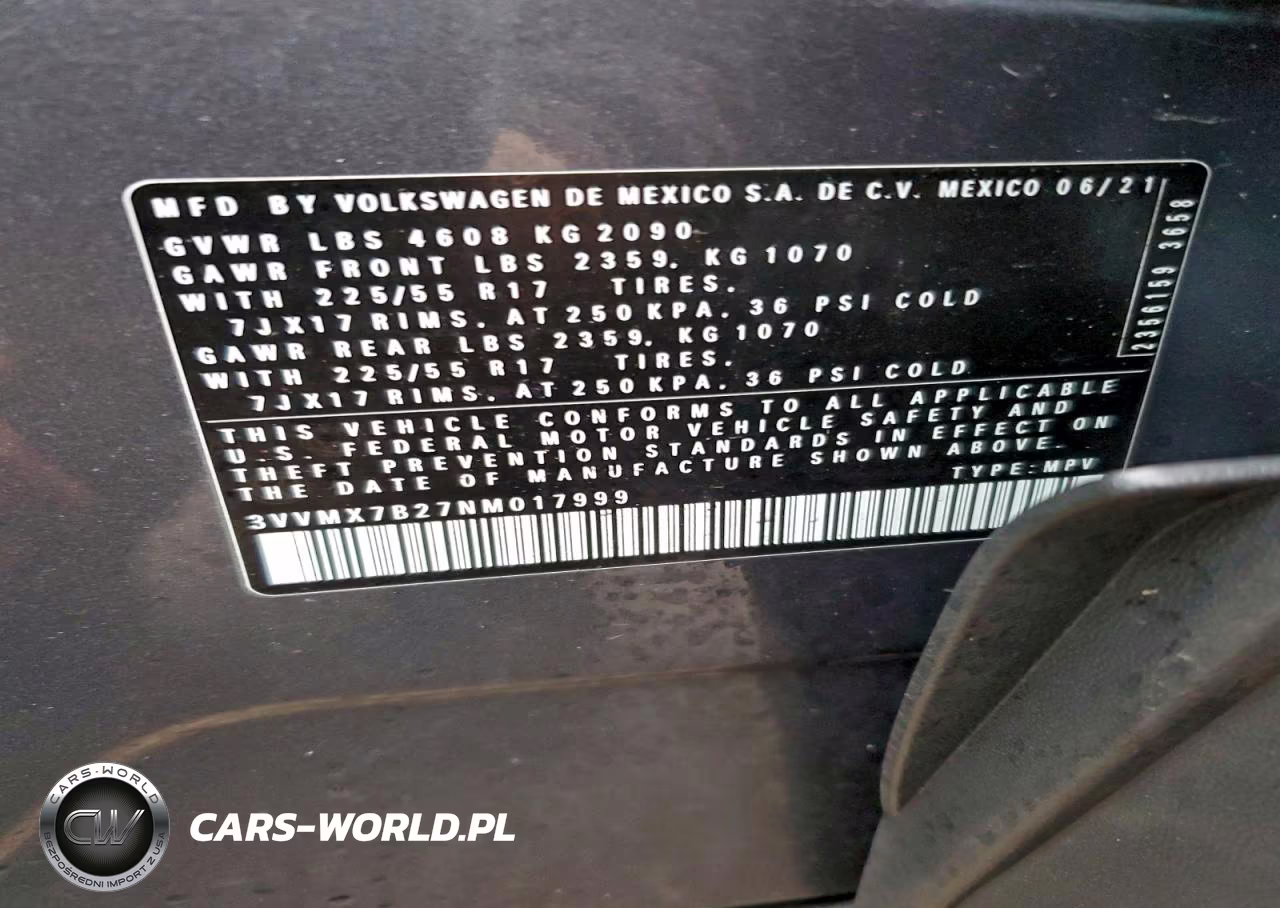 2022 Volkswagen Taos S VIN:3VVMX7B27NM017999 - 13