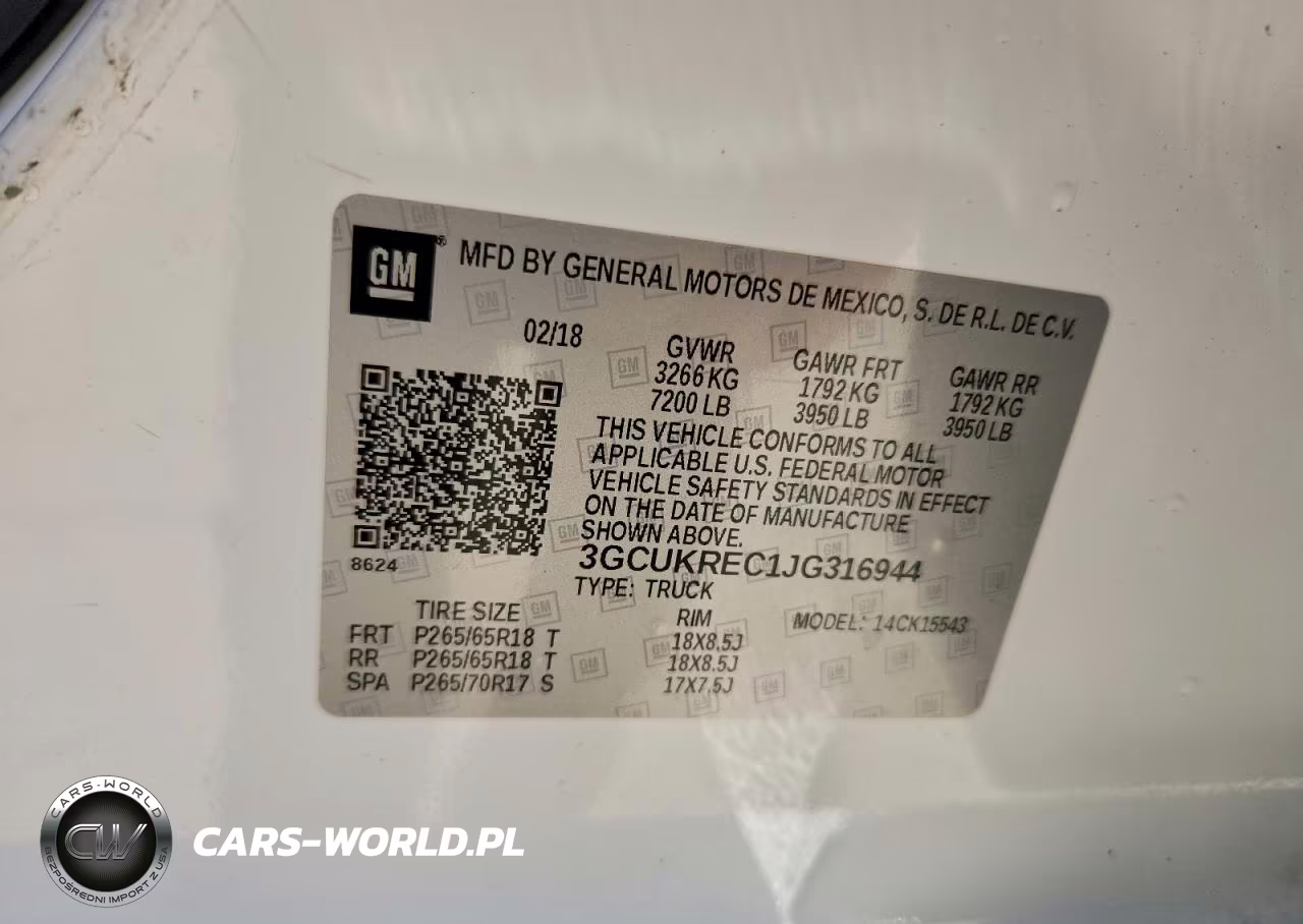 2018 Chevrolet Silverado K1500 Lt VIN:3GCUKREC1JG316944 - 12